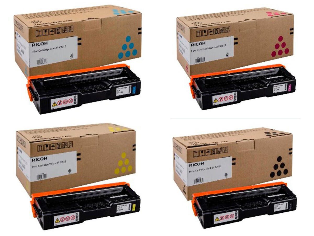Ricoh Original Type SP C250E Toner - 4er Multipack Ricoh Original Type SP C250E Toner - 4er Multipack
